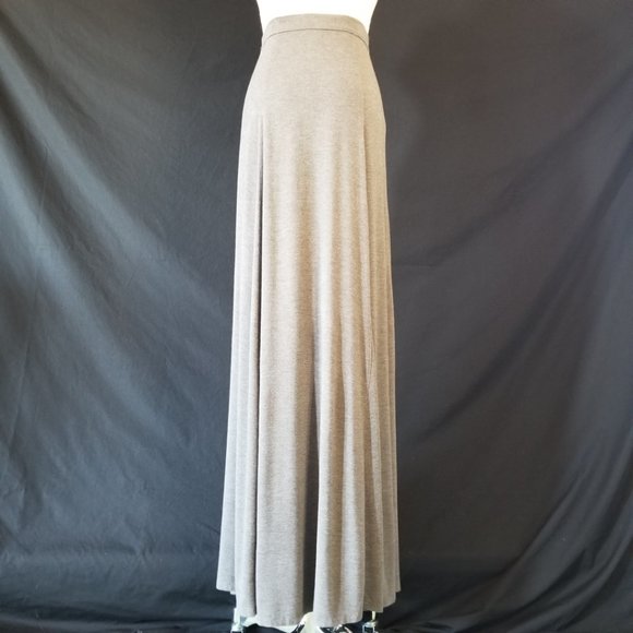 Abercrombie & Fitch Dresses & Skirts - ABERCROMIBIE Heather Grey Soft Stretch Maxi Skirt S